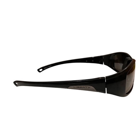 Liberty Sport Frontier Wrap Sunglasses Frames Mens Black Full Rim 60-17-130 Read - Picture 4 of 11